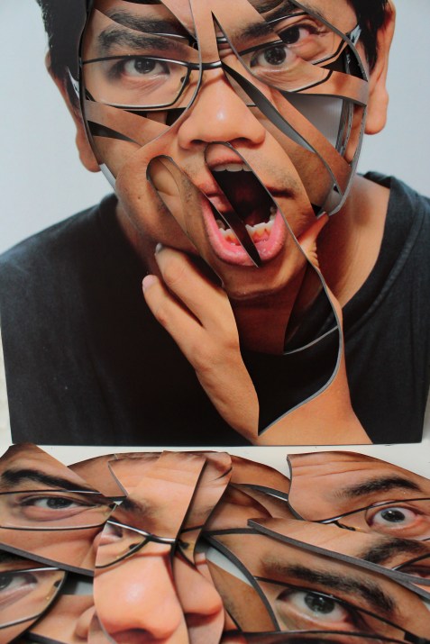 Defaced Self-Portrait (2014) k