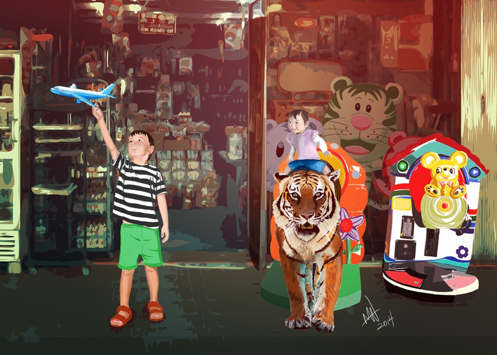 Childhood Dreams (Digital Illustration)